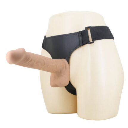 PRETTY LOVE - KASPAR HARNESS WITH FLEXIBLE DILDO 21 CM Ø 5 CM NATURAL - sexbliss - Foto 1