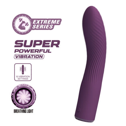 PRETTY LOVE - KISSELL RECHARGEABLE VIBRATOR 10 FUNCTIONS PURPLE - sexbliss - Foto 1