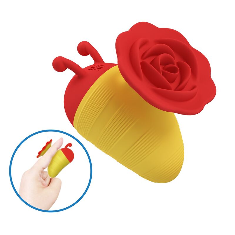 PRETTY LOVE - LITTLE BEE RECHARGEABLE CLITORAL STIMULATOR 7 MODES RED/YELLOW - Foto 1 PRETTY LOVE - LITTLE BEE RECHARGEABLE CLITORAL STIMULATOR 7 MODES RED/YELLOW - sexbliss - Foto 1