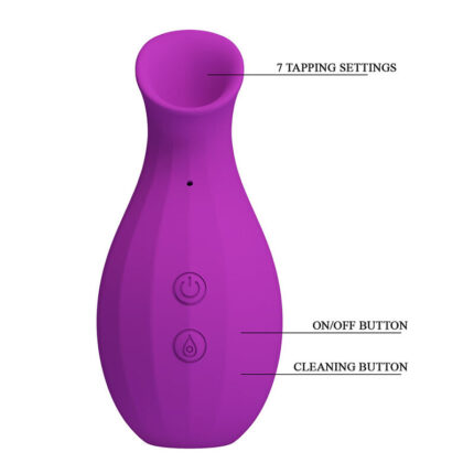 PRETTY LOVE - MAGIC BOTTLE RECHARGEABLE CLITORAL SUCTION STIMULATOR PURPLE - sexbliss - Foto 1