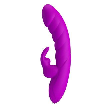 PRETTY LOVE - MONICA RECHARGEABLE DUAL STIMULATION G-SPOT AND CLITORAL VIBRATOR PURPLE - sexbliss - Foto 1