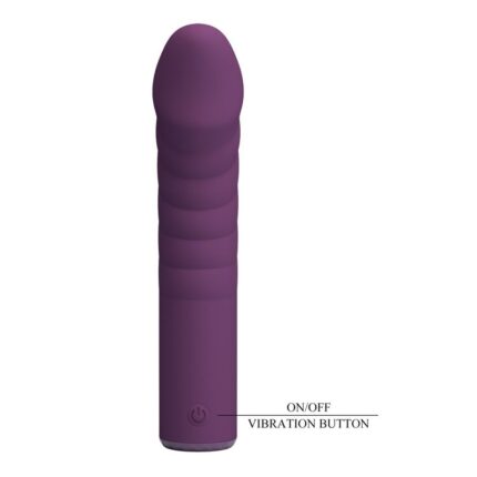 PRETTY LOVE - RYLAND RECHARGEABLE VIBRATOR 10 FUNCTIONS PURPLE - sexbliss - Foto 1