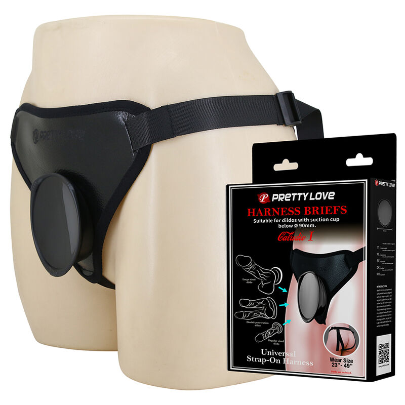 PRETTY LOVE - UNIVERSAL STRAP-ON HARNESS BLACK - Foto 1 PRETTY LOVE - UNIVERSAL STRAP-ON HARNESS BLACK - sexbliss - Foto 1