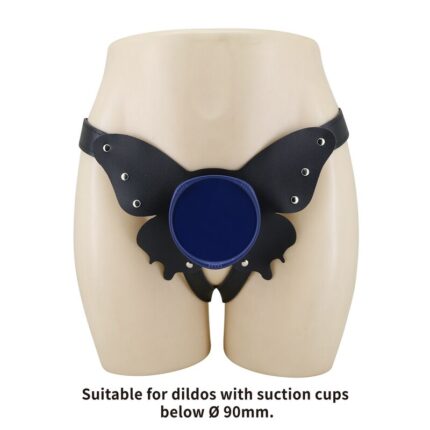 PRETTY LOVE - UNIVERSAL STRAP-ON HARNESS BRIEFS BLACK AND BLUE - sexbliss - Foto 1