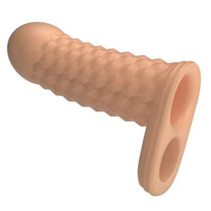 PRETTY LOVE - WOLFRAM PENIS EXTENSION SLEEVE 11.5 CM Ø 3.8 CM NATURAL - sexbliss - Foto 1