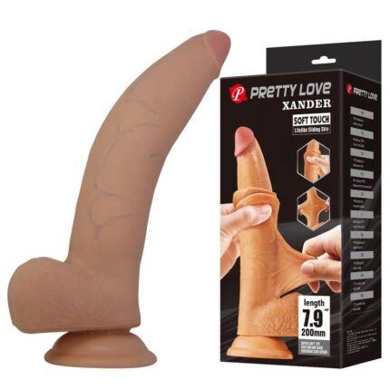 PRETTY LOVE - XANDER REALISTIC DILDO 20 CM Ø 5 CM NATURAL - sexbliss - Foto 1