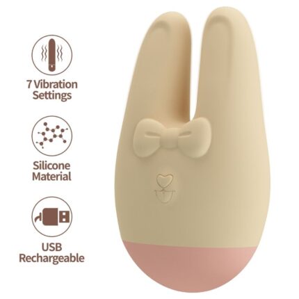 ROMANCE - BUNNY EXTERNAL STIMULATOR 7 VIBRATION MODES - sexbliss - Foto 1