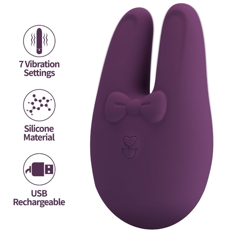 ROMANCE - BUNNY EXTERNAL STIMULATOR 7 VIBRATION MODES - Foto 1 ROMANCE - BUNNY EXTERNAL STIMULATOR 7 VIBRATION MODES - sexbliss - Foto 1