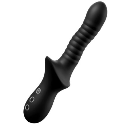 ANAL FANTASY ELITE - PLEASURE WAVE RECHARGEABLE BLACK ANAL MASSAGER - sexbliss - Foto 1