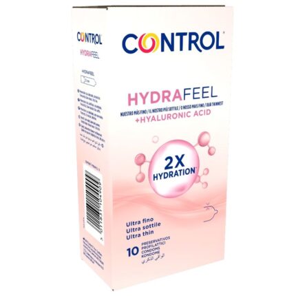 CONTROL - HYDRAFEEL ULTRA THIN CONDOMS WITH HYALURONIC ACID 10 PCS - sexbliss - Foto 1