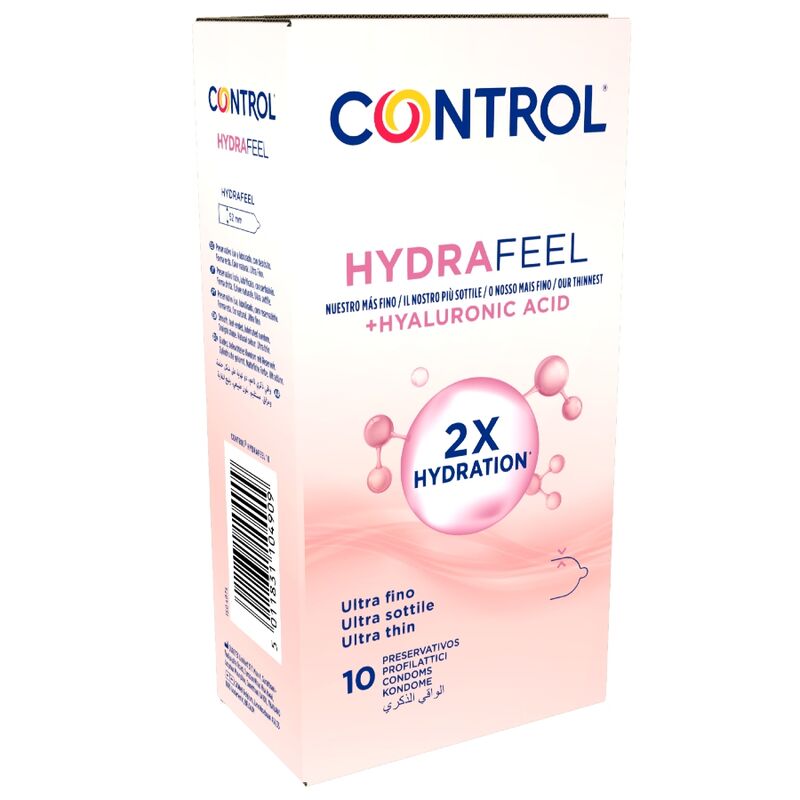 CONTROL - HYDRAFEEL ULTRA THIN CONDOMS WITH HYALURONIC ACID 10 PCS - Foto 1 CONTROL - HYDRAFEEL ULTRA THIN CONDOMS WITH HYALURONIC ACID 10 PCS - sexbliss - Foto 1