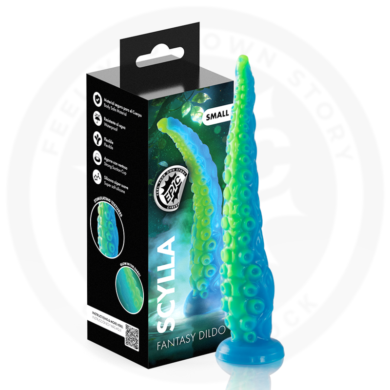 EPIC - SCYLLA DILDO THIN TENTACLE FLUORESCENT SMALL SIZE - Foto 1 EPIC - SCYLLA DILDO THIN TENTACLE FLUORESCENT SMALL SIZE - sexbliss - Foto 1