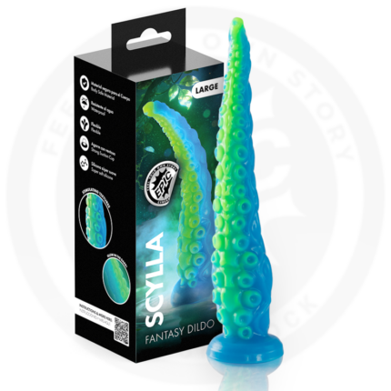 EPIC - SCYLLA FLUORESCENT THIN TENTACLE DILDO LARGE SIZE - sexbliss - Foto 1