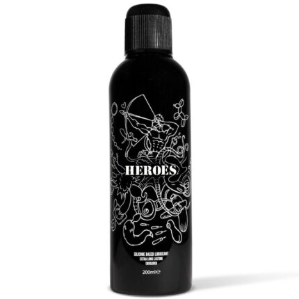 HEROES - SILICONE LUBRICANT LONG-LASTING SILICONE-BASED INTIMATE LUBRICANT 200 ML - sexbliss - Foto 1