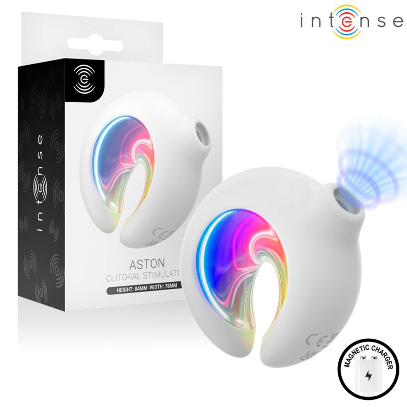 INTENSE - ASTON USB RECHARGEABLE SUCTION CLITORAL STIMULATOR WITH VIBRATION WHITE - Foto 1 INTENSE - ASTON USB RECHARGEABLE SUCTION CLITORAL STIMULATOR WITH VIBRATION WHITE - sexbliss - Foto 1