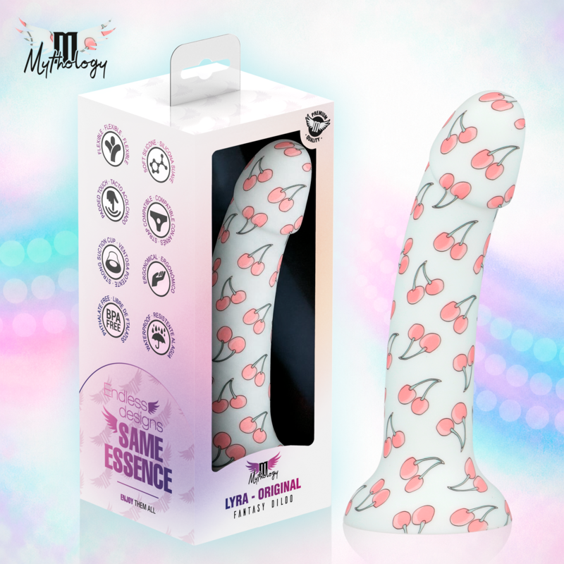 MYTHOLOGY - LYRA 3 SILICONE DILDO 17 CM Ø 3.6 CM CHERRIES - Foto 1 MYTHOLOGY - LYRA 3 SILICONE DILDO 17 CM Ø 3.6 CM CHERRIES - sexbliss - Foto 1