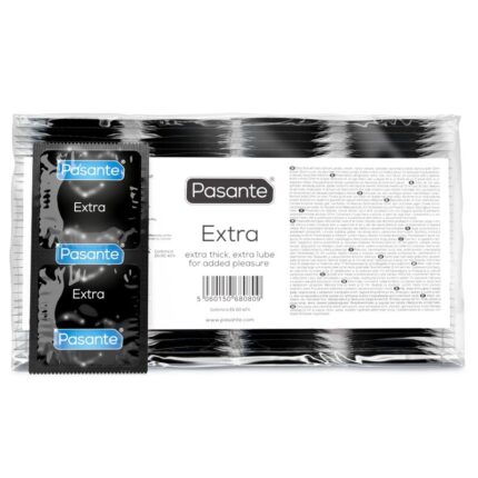 PASANTE - EXTRA EXTRA THICK CONDOMS 144 UNITS (BAG) - sexbliss - Foto 1