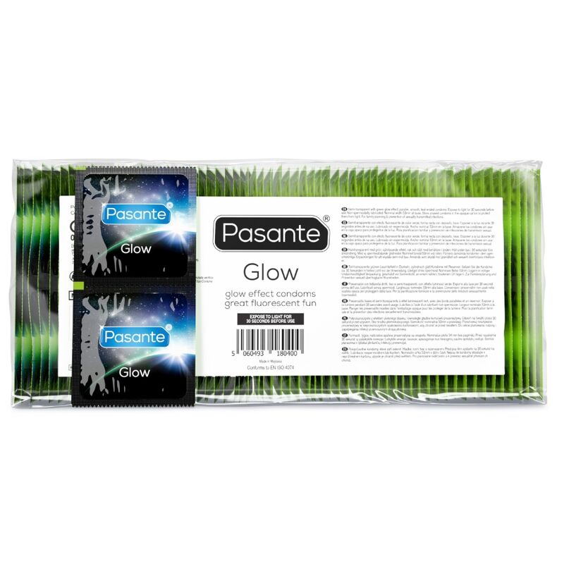 PASANTE - GLOW CONDOMS BAG 144 UNITS (BAG) - Foto 1 PASANTE - GLOW CONDOMS BAG 144 UNITS (BAG) - sexbliss - Foto 1