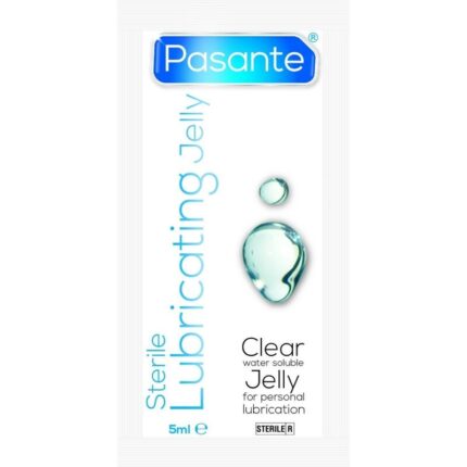 PASANTE - STERILE LUBRICATING JELLY STERILE WATER-BASED PERSONAL LUBRICANT SACHET 5 ML - sexbliss - Foto 1