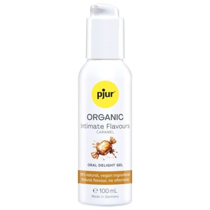 PJUR - ORGANIC INTIMATE FLAVOURS CARAMEL ORAL DELIGHT GEL 100 ML - sexbliss - Foto 1