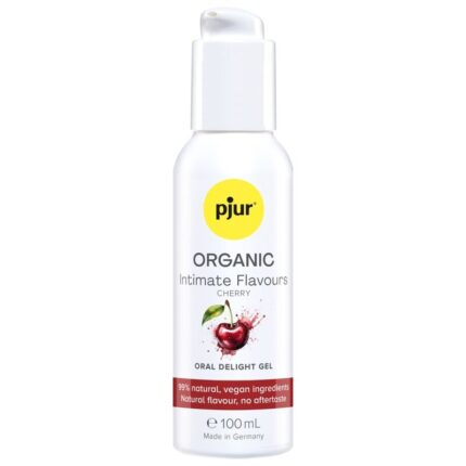 PJUR - ORGANIC INTIMATE FLAVOURS CHERRY ORAL DELIGHT GEL 100 ML - sexbliss - Foto 1