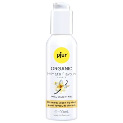 PJUR - ORGANIC INTIMATE FLAVOURS VANILLA ORAL DELIGHT GEL 100 ML - sexbliss - Foto 1