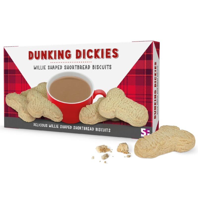 SPENCER & FLEETWOOD - DUNKING DICKIES PENIS-SHAPED BUTTER SHORTBREAD BISCUITS 130 G - Foto 1 SPENCER & FLEETWOOD - DUNKING DICKIES PENIS-SHAPED BUTTER SHORTBREAD BISCUITS 130 G - sexbliss - Foto 1