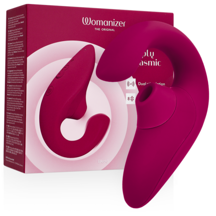WOMANIZER - BLEND RABBIT VIBRATOR STIMULATOR VIBRANT PINK - sexbliss - Foto 1