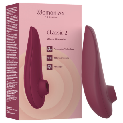 WOMANIZER - CLASSIC 2 CLITORAL STIMULATOR BORDEAUX - sexbliss - Foto 1