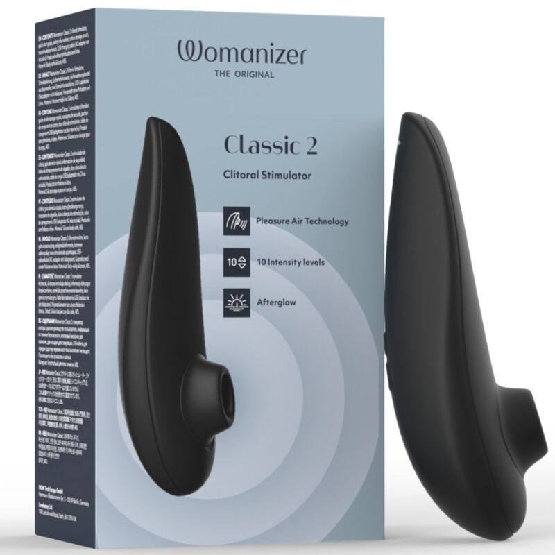 WOMANIZER - CLASSIC 2 SUCTION CLITORAL STIMULATOR 10 INTENSITY LEVELS BLACK - Foto 1 WOMANIZER - CLASSIC 2 SUCTION CLITORAL STIMULATOR 10 INTENSITY LEVELS BLACK - sexbliss - Foto 1