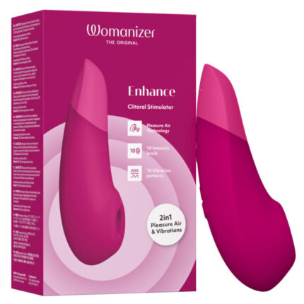 WOMANIZER - ENHANCE CLITORIAL STIMULATOR VIBRANT PINK - sexbliss - Foto 1