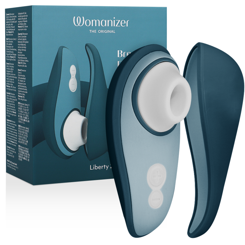 WOMANIZER - LIBERTY 2 CLITORIS STIMULATOR & SUCTION BLUE - Foto 1 WOMANIZER - LIBERTY 2 CLITORIS STIMULATOR & SUCTION BLUE - sexbliss - Foto 1