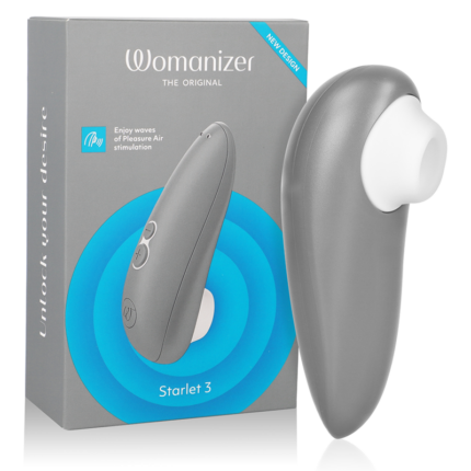 WOMANIZER - STARLET 3 CLITORAL STIMULATOR GRAY - sexbliss - Foto 1